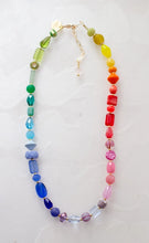 Rainbow Beaded Colorful Necklace