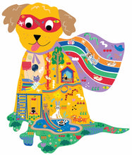 Pets  "Super Dog" Shaped Jigsaw (40pc)