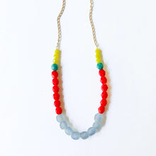 Recycled African Glass and Mixed Bead Necklace