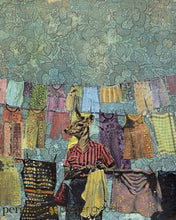 Laundry Deer 8x10 Art Print