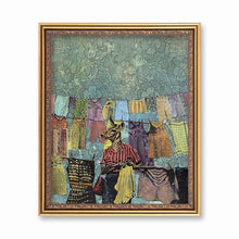 Laundry Deer 8x10 Art Print