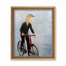 Bike Duck Art Print