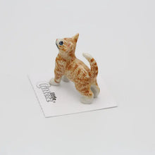 Ginger Orange Kitten Porcelain Miniature