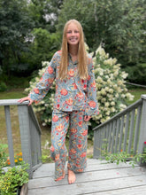 Women’s Cotton Pajama Set – Midnight Magnolia