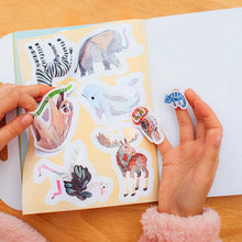 Wonderful Animals Shiny Sticker Book