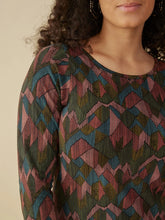 Geo Jewels Nova Long Sleeve T-Shirt Dress