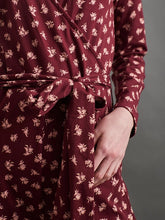 Rita Long Sleeve Jumpsuit Diamond Vine- Burgundy Bouquet