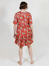 Adelaide Tiered Mini Dress Poppy Leopard