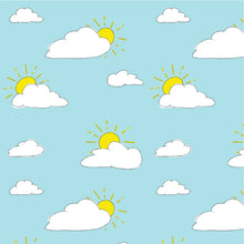 Cloudy Suns Footed Sleeper