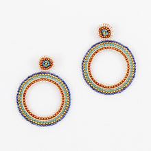 Open Circle Post Earrings (Multiple Colors)