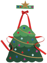 Christmas Tree Kids Apron & Hat Set