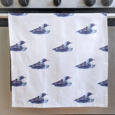 Loons Tea Towel