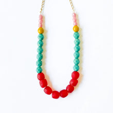 Recycled African Glass and Mixed Bead Necklace