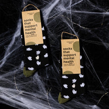 Socks That Support Mental Health (Black Ghosts)