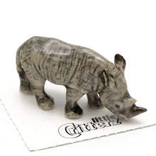 White Rhino Porcelain Miniature Figure