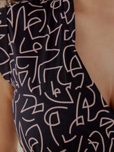 Black Lines Lucille Dress