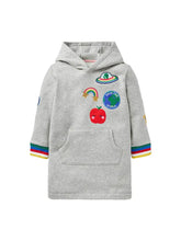 Hooded Embroidered Sweater Dress