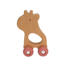 Giraffe Wooden Teething Push Toy