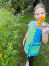 Colorblock Stripes Children's Apron