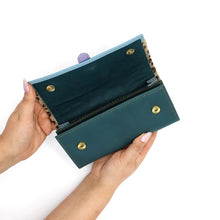 Half Moon Recycled Leather Wallet