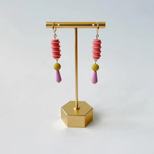 Matilda | Bright Beaded Dangle Polymer Clay Earrings