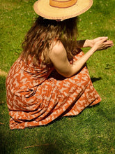 Sienna Leopard Organic Cotton Maxi Dress