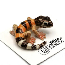 Gladiator Leopard Gecko Porcelain Miniature