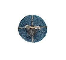 Silk Jute Coasters (Set of 4)- Multiple Colors