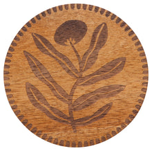 Entwine Engraved Acacia Wood Coasters (Set of 4)