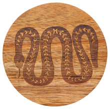 Olympus Engraved Acacia Wood Coasters (Set of 4)
