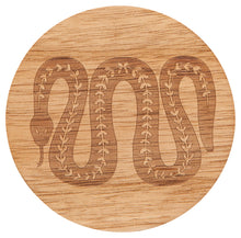 Olympus Engraved Acacia Wood Coasters (Set of 4)