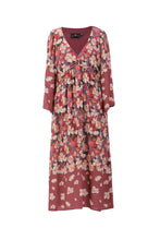Kris Dress – Tawny Port Floral by Emily Lovelock