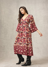 Kris Dress – Tawny Port Floral by Emily Lovelock