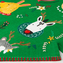 Rudolph Imposter Embroidered Tea Towels