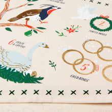 12 Days of Christmas Embellished Tea Towel