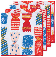 Christmas Poppers & Charms Cloth Cocktail Napkins (Set of 4)