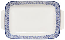 Indigo Triangles Baking Dish