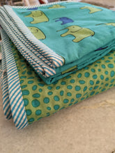 Reversible Giraffe & Elephant Dohar/Baby Quilt