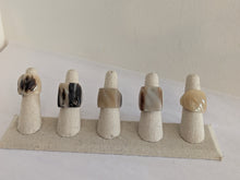 Handcrafted Zebu Horn Rings from Madagascar - Square Ridge