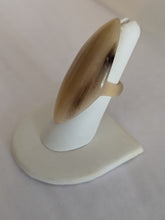 Handcrafted Zebu Horn Rings from Madagascar - Pointed Oval