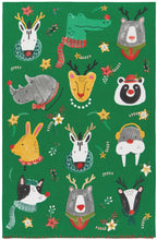 Rudolph Imposter Embroidered Tea Towels