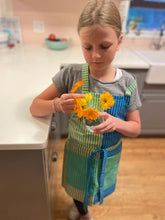 Colorblock Stripes Children's Apron