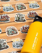 Camping Cat Sticker