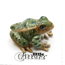 Leopard Frog Porcelain Miniature