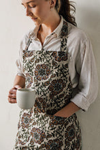 Elysian Chambray Block Print Apron