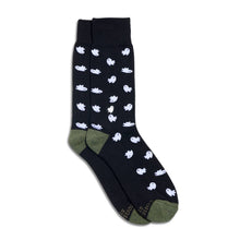 Socks That Support Mental Health (Black Ghosts)
