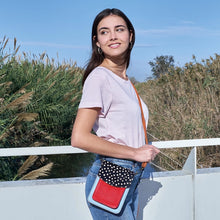Aiko Print Recycled Leather Crossbody Bag