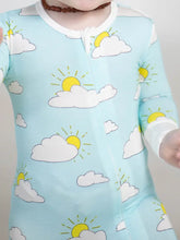 Cloudy Suns Footed Sleeper