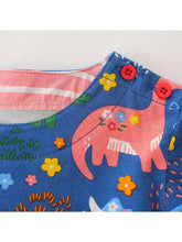 Knitted Dino Cartoon Dress