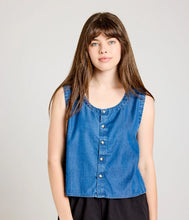 Demi Chambray Tank